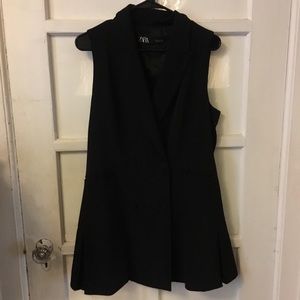 Zara Double Breasted Tuxedo Dress L
